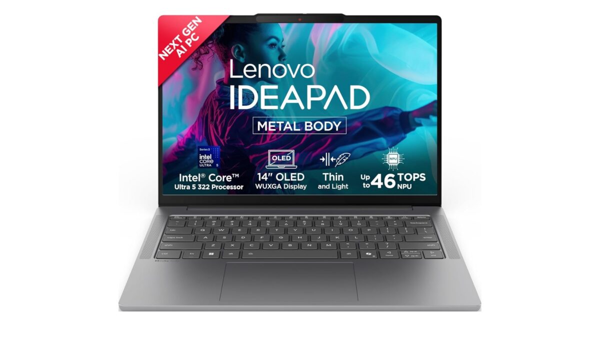 Lenovo IdeaPad Slim 5 83S5005LIN Laptop Launched in India [ Specs: Intel Core Ultra 5 322 / 16GB DDR5 / 512GB SSD / 14″ WUXGA OLED ]