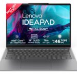 [ Amazon India | Launch Price: Rs 1,26,990 ] Lenovo IdeaPad Slim 5 83S5005LIN AI Laptop | Specs: Intel Core Ultra 5 322 (16GB RAM / 512GB SSD / 14-inch WUXGA OLED / Copilot+ PC / Windows 11 / MSO 365 Basic + Office 2024 / 1Yr ADP / Luna Grey / 1.37 Kg)
