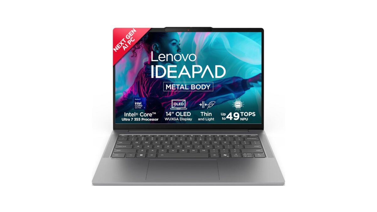 Lenovo IdeaPad Slim 5 83S5005KIN Laptop Launched in India [ Specs: Intel Core Ultra 7 355 / 16GB DDR5 / 512GB SSD / 14″ WUXGA OLED ]