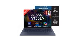 [ Amazon India | Launch Price: Rs 1,99,990 ] Lenovo Yoga Slim 7 FIFA World Cup 26 Edition 83QK007HIN Laptop | Specs: Intel Core Ultra 7 355 (32GB LPDDR5X-7467 / 1TB SSD / 14-inch 2.8K WQXGA+ POLED Touch 120Hz / Copilot+ PC / Windows 11 Home / MS 365 Basic + Office Home 2024 / 1Yr ADP + 1Yr Premium Care / Cosmic Blue / 975g)