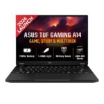 ASUS TUF A14 FA401GM-RG038WS gaming laptop in Jaeger Gray with 14-inch 2.5K WQXGA display, AMD Ryzen AI 9 465 processor, RTX 5060 graphics, 16GB RAM, 512GB SSD – available on Amazon India at Rs 1,99,990