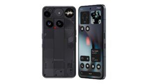 Nothing Phone (3) 5G smartphone in Black with 6.67-inch 120Hz AMOLED display, Snapdragon 8s Gen 4, 12GB RAM, 256GB storage, triple 50MP camera – available on Amazon India at Rs 40,999.