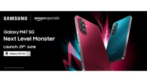 Samsung Galaxy M47 5G smartphone in Rogue Red and Blaze Blue with 120Hz Super AMOLED display, Snapdragon processor, 50MP OIS camera – launching in India on Amazon