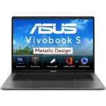 ASUS Vivobook S14 S3407CA-LY057WS laptop in Matte Gray with 14-inch WUXGA display, Intel Core Ultra 5 225H processor, 16GB RAM, 512GB SSD – available on Amazon India at Rs 76,990