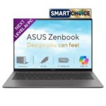 ASUS Zenbook S14 (2026) UX5406AA-SU362WS Copilot+ PC laptop in Antrim Gray with 14-inch 3K OLED touchscreen, Intel Core Ultra 9 386H, 16GB LPDDR5X, 512GB SSD – available on Amazon India at Rs 1,89,990
