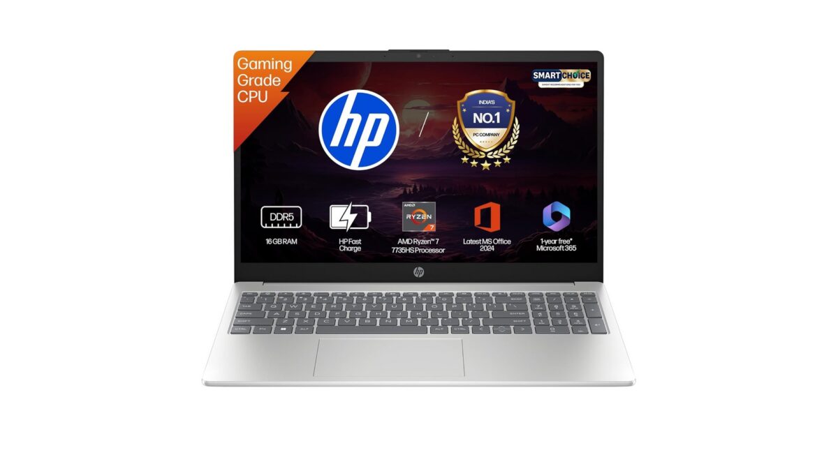 Best Selling Laptop on Amazon India July 2026 – HP 15 fc1038AU