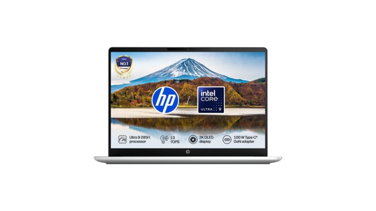 HP OmniBook 3 OLED bu0273TU (DL6V4PA) laptop in Silver with 16-inch 2K OLED display and Intel Core Ultra 9 285H – launched in India at Rs 1,54,999