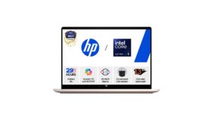 HP OmniBook 5 OLED 14-hh0099TU (DW3S1PA) laptop in Sahara Silver with 14-inch 2K OLED display, Intel Core Ultra 5 322 processor, 16GB LPDDR5x RAM, 512GB SSD – available on Amazon India at Rs 1,16,990