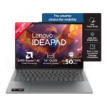 Lenovo IdeaPad Slim 5 14AGP11 83S1005VIN laptop in Luna Grey with 14-inch WUXGA OLED display, AMD Ryzen AI 7 445, 16GB RAM, 512GB SSD – available on Amazon India at Rs 1,17,990