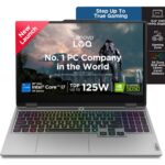 Lenovo LOQ 15IRX10 83JE01KLIN gaming laptop in Luna Grey with 15.6-inch FHD 144Hz display, Intel Core i7-14700HX processor, RTX 5050 8GB graphics, 16GB DDR5 RAM, 512GB SSD – available on Amazon India at Rs 1,71,990