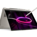 Lenovo Yoga 7 2-in-1 Aura Edition 83TC005MIN laptop in Seashell with 14-inch WUXGA OLED touchscreen display, Intel Core Ultra 5 322 processor, 16GB RAM, 512GB SSD – available on Amazon India at Rs 1,51,990