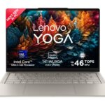 Lenovo Yoga Slim 7 Aura Edition 14IPH11 83QM0047IN laptop in Seashell with 14-inch WUXGA OLED display, Intel Core Ultra 5 322, 16GB RAM, 512GB SSD – available on Amazon India at Rs 1,44,990