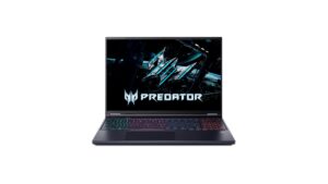 Acer Predator Helios Neo 16 PHN16-I31 gaming laptop in Abyss Black with 16-inch WQXGA 180Hz IPS display, Intel Core i7-14650HX processor, NVIDIA RTX 5060 8GB GDDR7 graphics, 16GB DDR5 RAM, 1TB SSD and RGB backlit keyboard – available on Amazon India at Rs 2,48,786