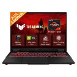 ASUS TUF A16 (2026) FA608UMI-TU288WS gaming laptop in Jaeger Gray with 16-inch FHD+ 144Hz display, AMD Ryzen 7 260 processor, RTX 5060 8GB GDDR7 graphics, 16GB RAM, 512GB SSD - available on Amazon India at Rs 1,99,990