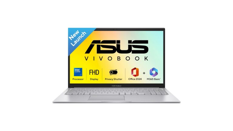 ASUS Vivobook 15 X1504VAP-IN005WS laptop in Cool Silver with 15.6-inch FHD display, Intel Core 3 100U processor, 8GB RAM, 512GB SSD, Windows 11 Home – available on Amazon India at Rs 52,990