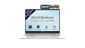 ASUS Zenbook 14 UX3405CA-QL1692WS laptop in Silver with 14-inch WUXGA OLED touchscreen, Intel Core Ultra 9 285H processor, 16GB RAM, 512GB SSD, Windows 11 Home – available on Amazon India at Rs 1,34,990