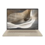 ASUS Zenbook A16 (2026) UX3607OA-SQ141WS laptop in Zabriskie Beige with 16-inch 3K OLED 120Hz display, Snapdragon X2 Elite Extreme processor, 24GB RAM, 512GB SSD - available on Amazon India at Rs 2,04,990