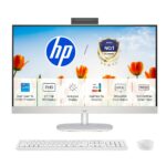 HP All-in-One 27-cr0721in desktop PC in white with 27-inch FHD IPS anti-glare display, Intel Core i5-1335U processor, 16GB DDR4 RAM, 512GB SSD, Windows 11 Home and wireless keyboard and mouse – available on Amazon India at Rs 1,04,990