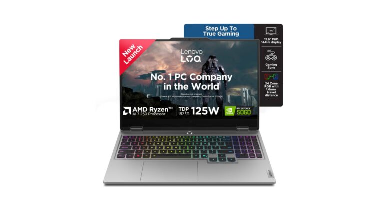 Lenovo LOQ, Legion, Yoga, IdeaPad and ThinkPad laptops launched on Amazon India in August 2026 with prices from Rs 59,990 to Rs 2,48,490