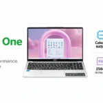 Acer Aspire One A114-45 laptop with Intel Celeron N4500, 12GB RAM, 256GB SSD, and 14-inch HD+ display.