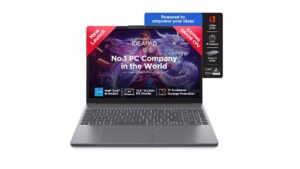 Lenovo IdeaPad Slim 3 15IRH10 83K101MFIN laptop in Luna Grey with 15.3-inch WUXGA IPS display, Intel Core i5-13420H processor, 8GB DDR5 RAM, 512GB SSD, Windows 11 Home, available on Amazon India at Rs 74,990