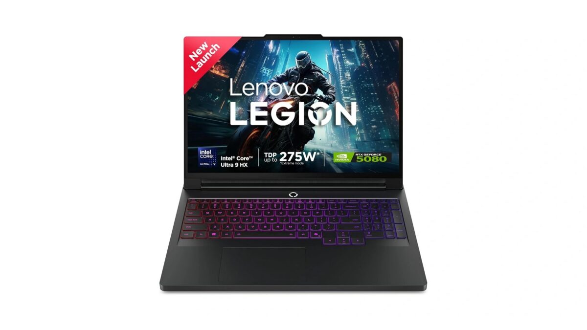 Lenovo Legion Pro 7 16IAX10H 83F500Q5IN 2026 AI Gaming Laptop Launched in India [ Specs: Intel Core Ultra 9 290HX Plus / RTX 5080 16GB GDDR7 / 32GB DDR5 / 1TB SSD / 16″ WQXGA OLED 240Hz ]