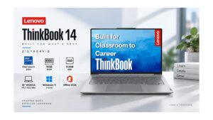 Lenovo ThinkBook 14 21UYA04VIG laptop in Arctic Grey with 14-inch WUXGA IPS 400 nits display, Intel Core 5 210H processor, 16GB DDR5 RAM, 512GB SSD, Windows 11 Home - available on Amazon India at Rs 85,990