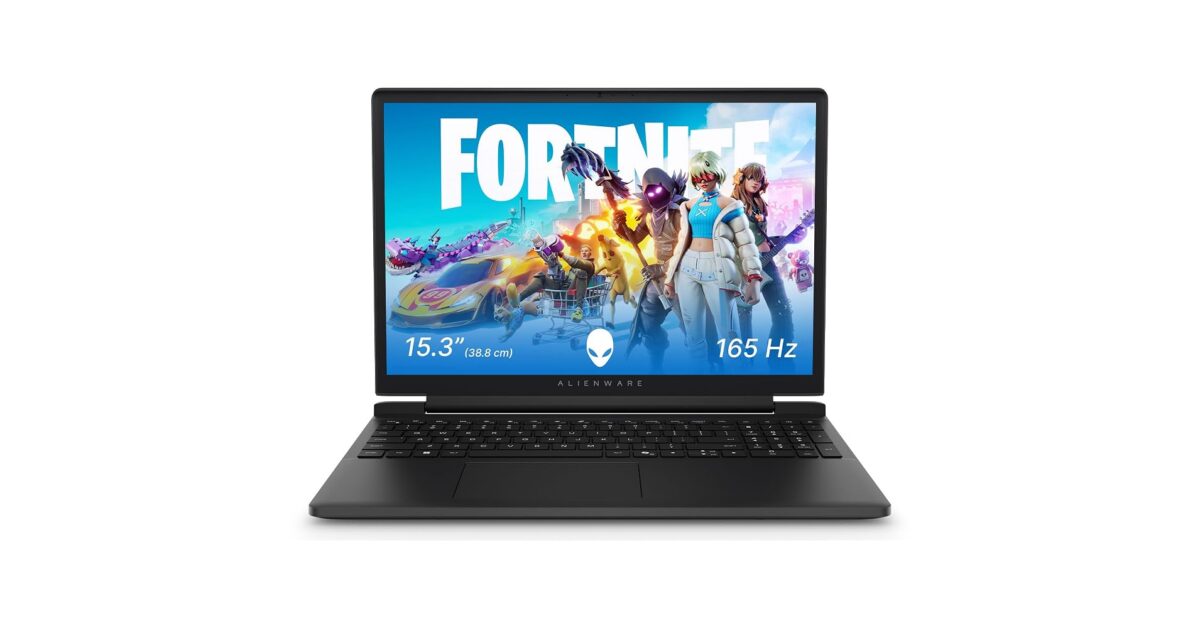 Dell Alienware 15 CAN15260CTO03MINO gaming laptop in Nova Black with 15.3-inch WUXGA 165Hz display, Intel Core 5 210H, RTX 4050 6GB, 16GB DDR5, 512GB SSD, available on Amazon India at Rs 1,33,371