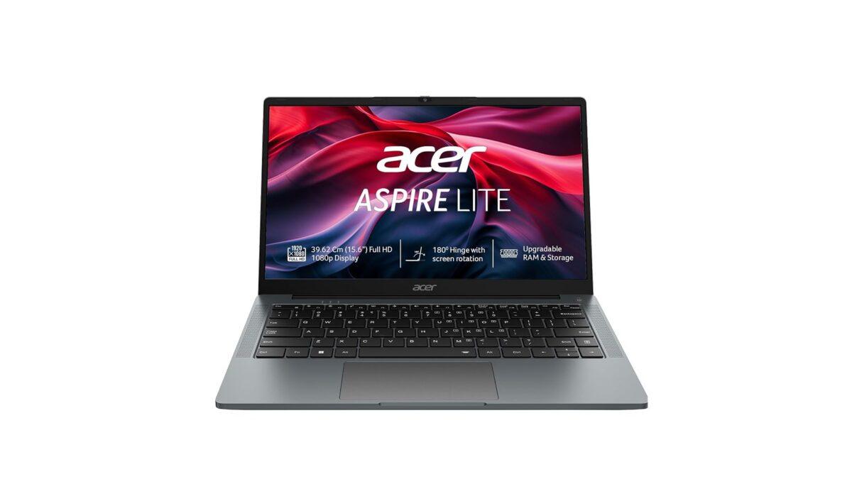 Acer Aspire Lite AL15-42 UN.378SI.00J laptop in Gray with 15.6-inch Full HD display, AMD Ryzen 7 5825U, 16GB RAM, 512GB SSD, Windows 11 and MS Office, available on Amazon India from Rs 62,999