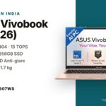 ASUS Vivobook 15 (2026) X1504MA-BQ907WS laptop in Terra Cotta with 15.6-inch FHD anti-glare display, Intel Core 3 304, 8GB DDR5, 256GB SSD and fingerprint sensor, available on Amazon India at Rs 55,990