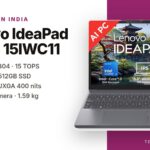 Lenovo IdeaPad Slim 3 15IWC11 83RR00TWIN laptop in Luna Grey with 15.3-inch WUXGA IPS display, Intel Core 3 304, 8GB DDR5 and 512GB SSD, available on Amazon India at Rs 84,990