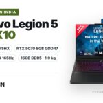 Lenovo Legion 5 15IAX10 83F000BSIN gaming laptop in Eclipse Black with 15.1-inch WQXGA OLED 165Hz display, Intel Core Ultra 9 275HX, RTX 5070 8GB GDDR7, 16GB RAM, 512GB SSD, available on Amazon India at Rs 2,68,490