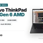 Lenovo ThinkPad P14s Gen 6 AMD 21QLS0QF00 mobile workstation in Black with 14-inch WUXGA display, AMD Ryzen AI 7 PRO 350, 32GB RAM and 1TB SSD